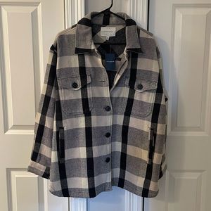 Lucky Brand Plaid Oversized Shirt